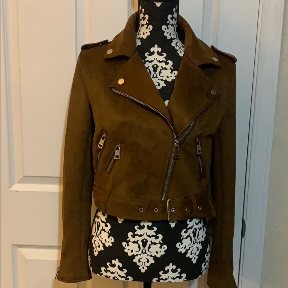 Forever21 brown suede jacket
